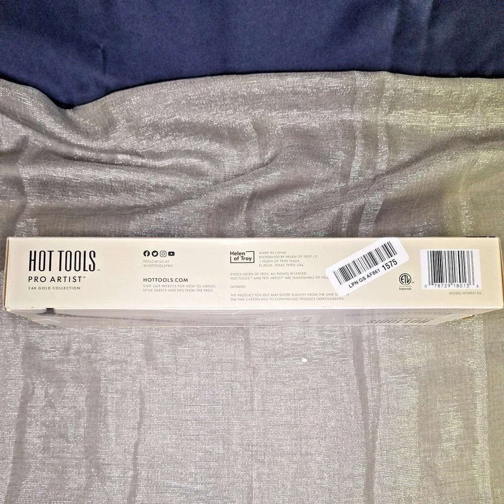 New Hot Tools 24K Gold Collection 1 1/2